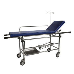 Stretcher with Fixed Mattress use in Hospital for Patient Transfer