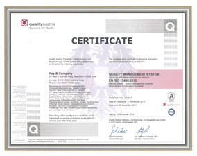 ISO Certificate